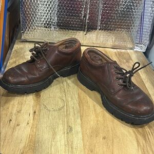 Dockers Brown Oxford Shoes Classic Durable Design